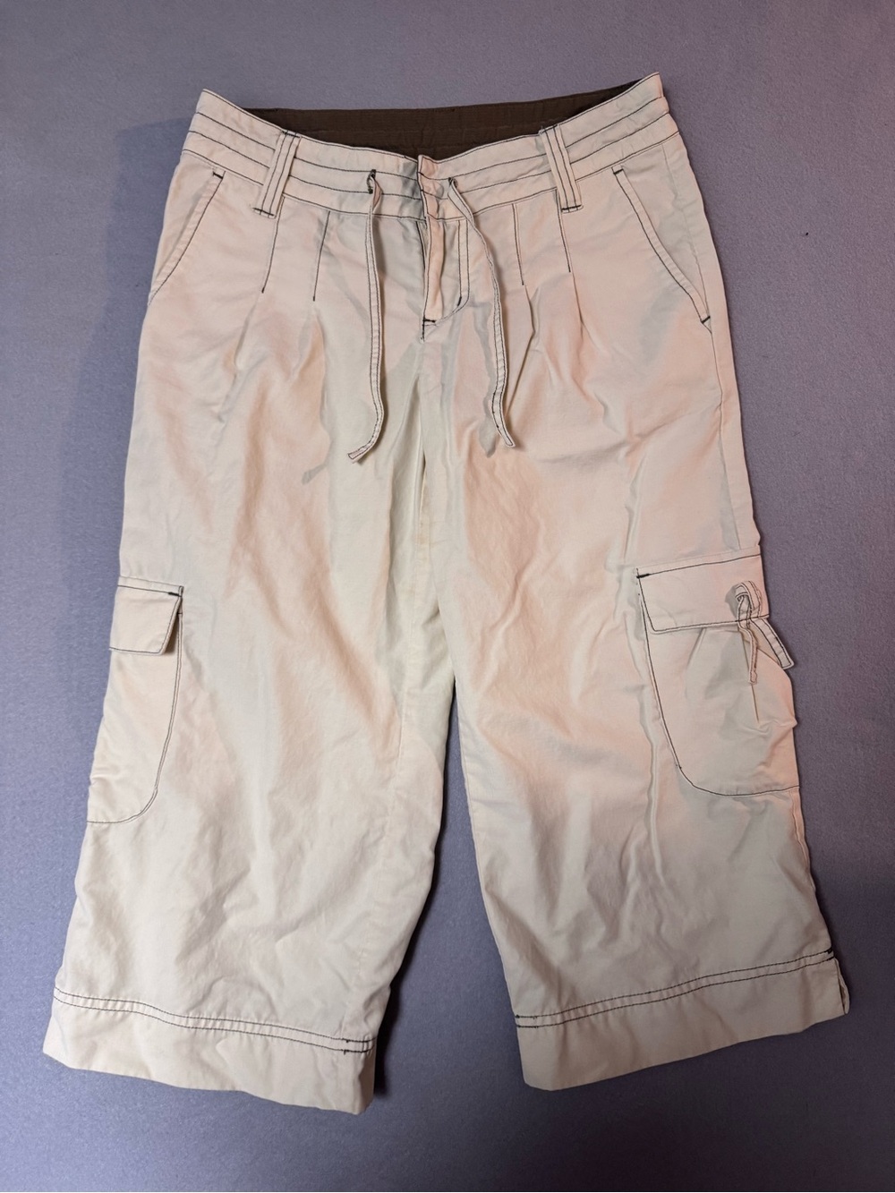 Vintage Athleta Womens Cargo pants with Drawstring Waist